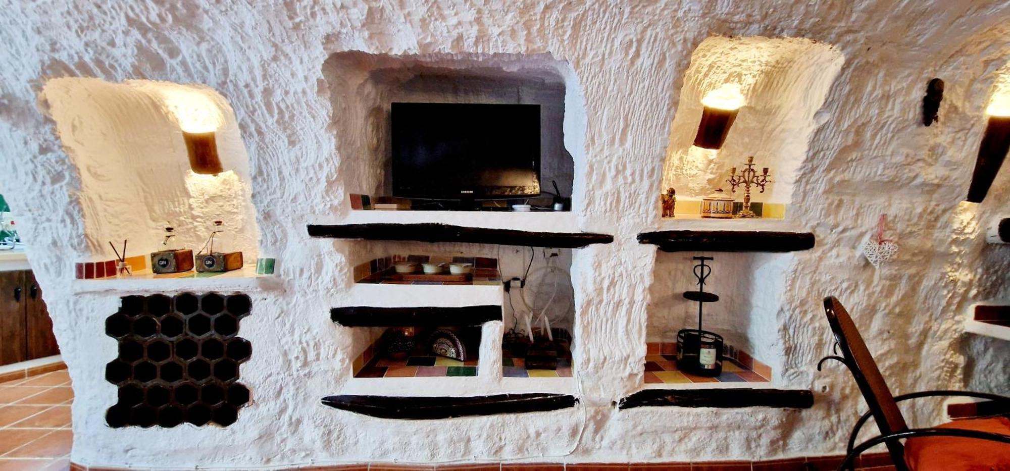 Casa Cueva Cascamorras "Capricho Andaluz" 바사 외부 사진